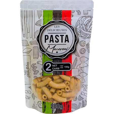 Keto-friendly Italian Style Pasta - Macaroni